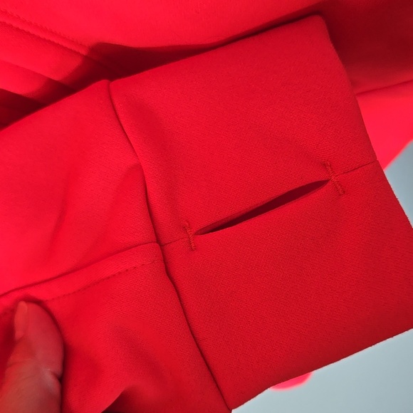 The Northface Women's Neon Orange Hooded Jacket Size Large - Picture 8 of 8